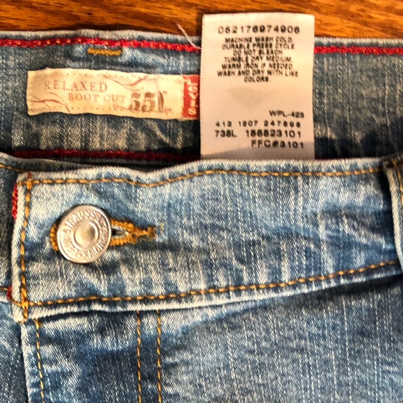 Levi’s 551 Relaxed Boot Cut Women's 12S - Good Condition - Picture 6 of 7
